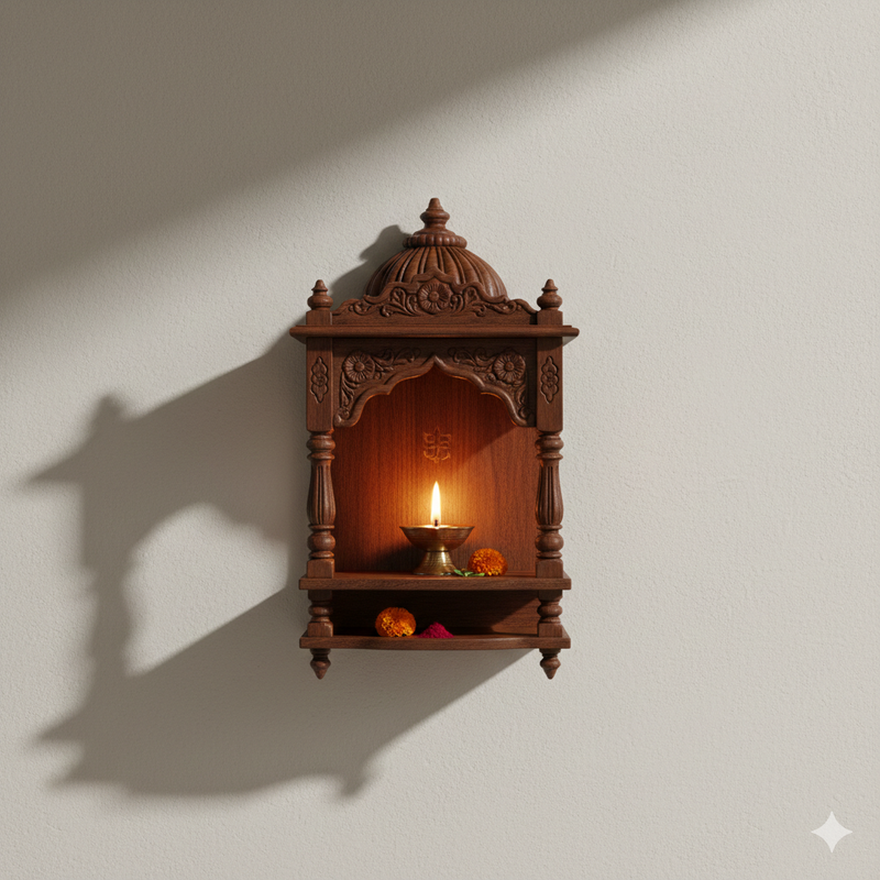 Wall Mounted Mandir