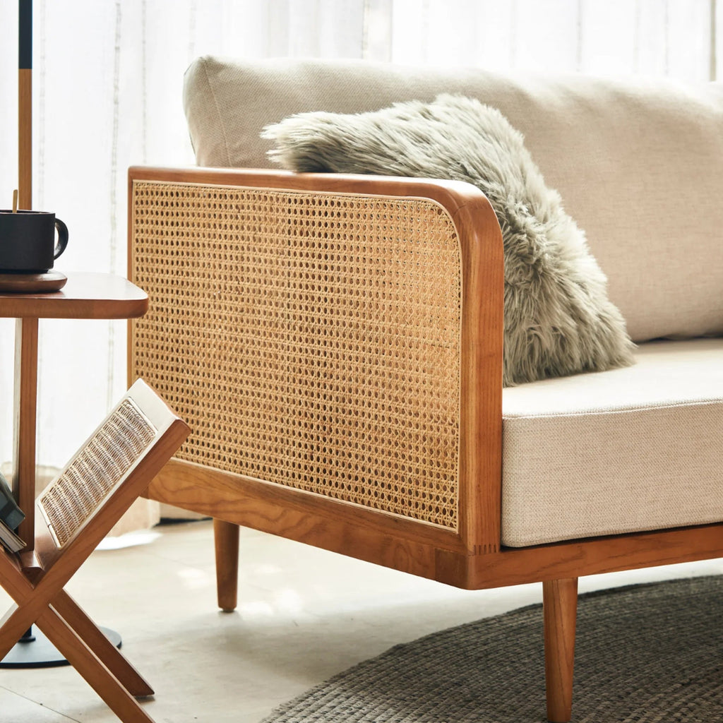 Professor Rattan Cane Sofa